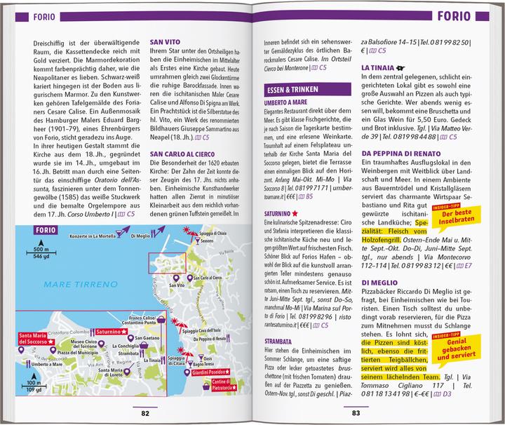 Produktbild Reiseführer Ischia (Deutsch, Stefanie Sonnentag, Bettina Dürr, 2024)