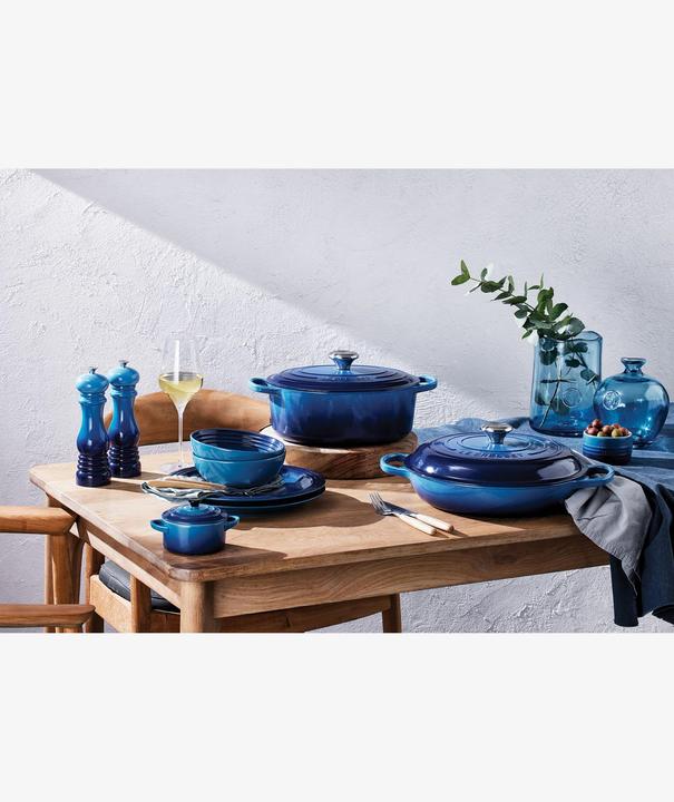 Produktbild Le Creuset Bräter Oval Sig 33 cm Azure (33 cm, Bräter + Schmortopf, Gusseisen)