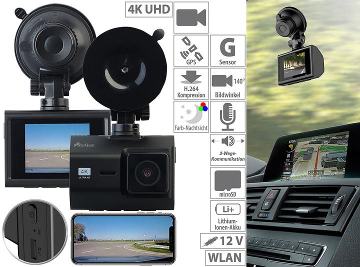 Image du produit NavGear MDV-3840 (Vision nocturne, Récepteur GPS, 4K)
