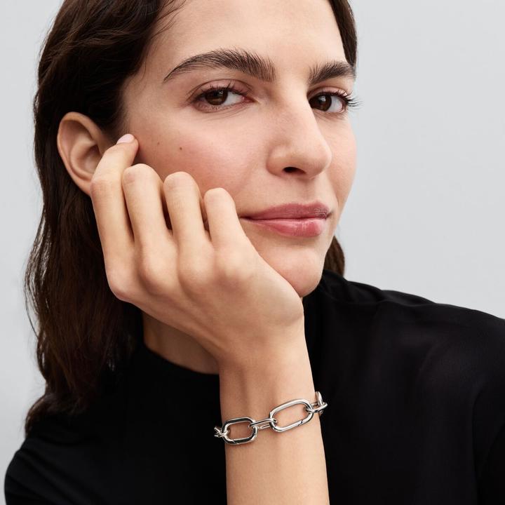 Produktbild Pandora Auffälliges Gliederarmband (17.50 cm, Silber 925)