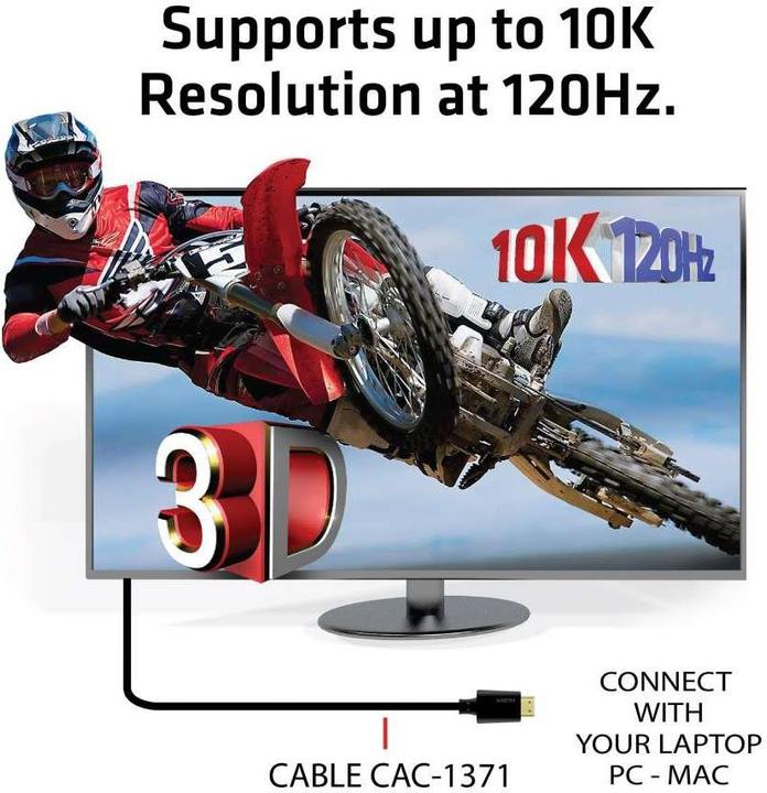 Image du produit Club 3D HDMI (Typ A) — HDMI (Typ A) (1 m, HDMI)