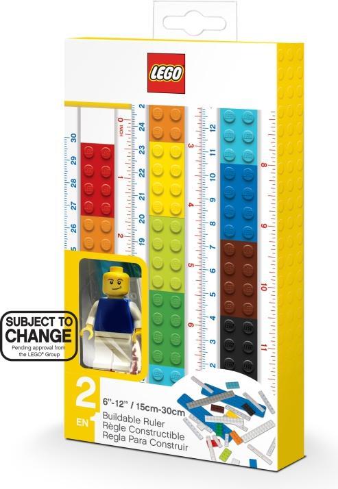 Actual product image LEGO Ruler with Minifigure (300 mm)