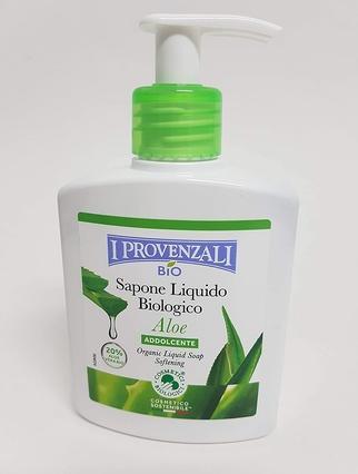 I Provenzali Bio Natural Hand Liquid Soap with 20% Aloe 250ml - 100% Vegan (Flüssigseife, 250 ml)