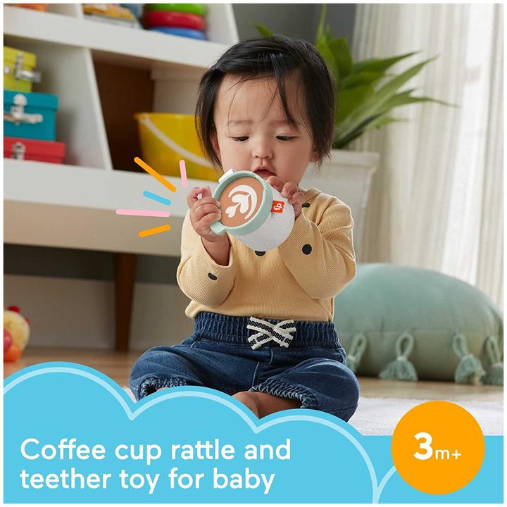 Image du produit Fisher-Price Anneau de dentition hochet Café Latte Jouet d'activité
