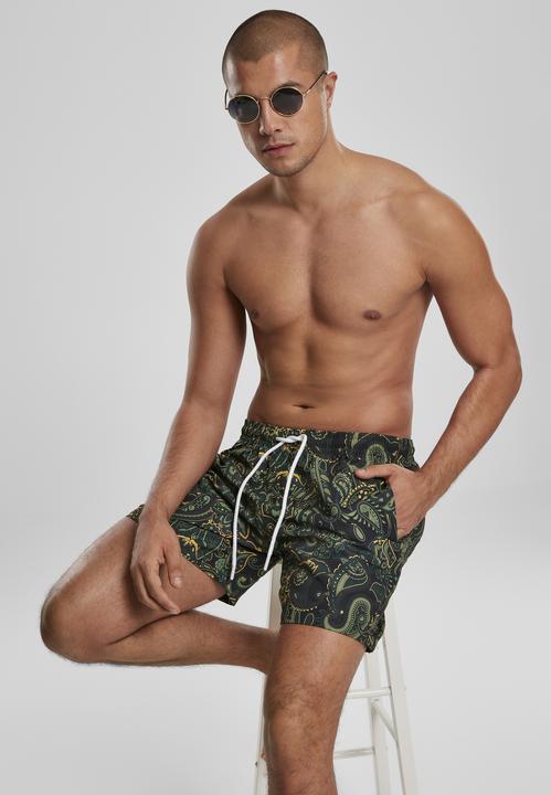 Actual product image Urban Classics Paisley Swim Shorts (L)