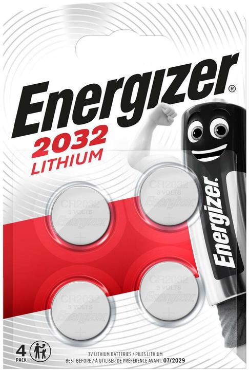 Energizer Litio (4 pz., CR2032, 235 mAh)
