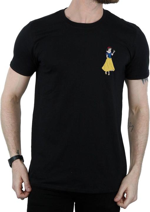 Actual product image Disney Princess Mens Snow White Chest T-Shirt (L)