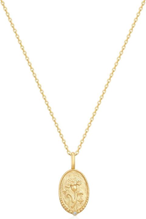 Produktbild Glanzstücke München Damen Halskette Geburtsblume Januar Nelke - 37180 (Sterling Silber, 40 - 45 cm)