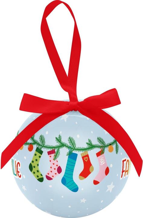Produktbild Sheepworld Weihnachtskugel «Beste Familie» Ø 8.5 cm, Hellblau (1 -teilig)