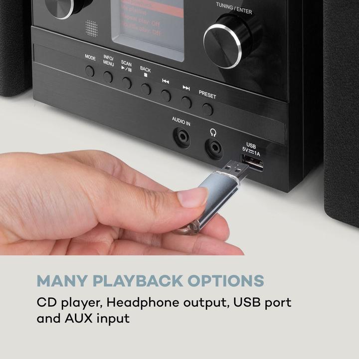 Image du produit Auna Système compact Connect System S, noir