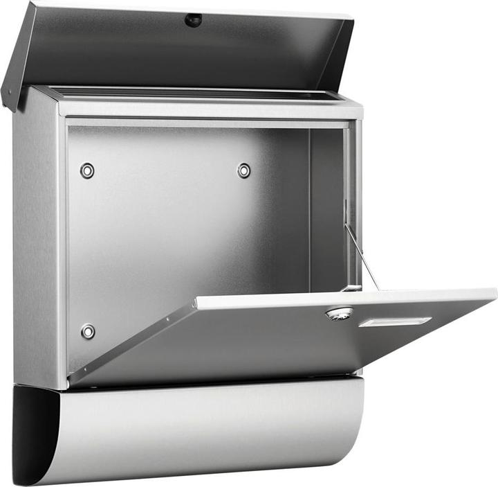 Actual product image Burg Wächter 8150 Stainless steel mailbox AMR