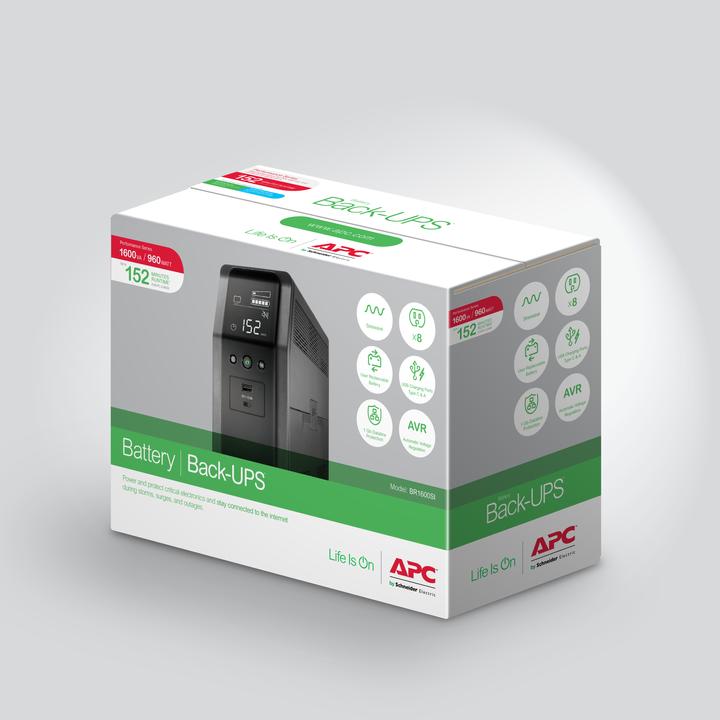 Produktbild APC BR1600SI (1600 VA, 960 W, Line-Interaktiv USV)