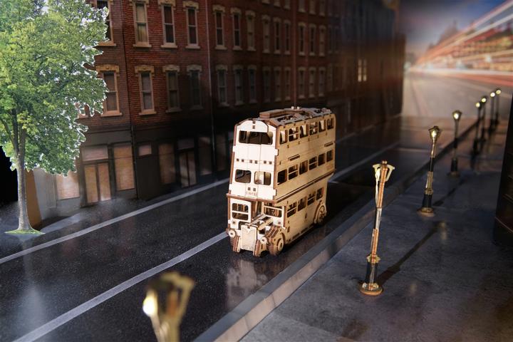 Actual product image Ugears Harry Potter Knight Bus