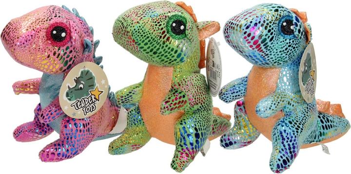 Image du produit Tender Toys Dino en peluche avec paillettes (18 cm)