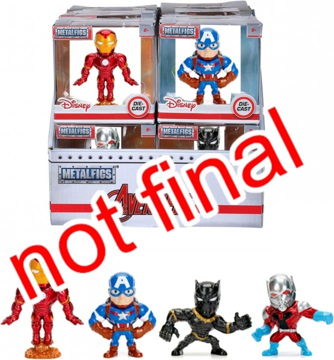 Produktbild Jada Avengers Single Pack Figures,2,5",4-sort