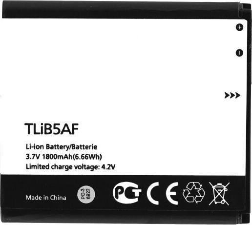 Immagine prodotto Batteria TLiB5AF 1800mAh per Alcatel One Touch 997D (senza logo)