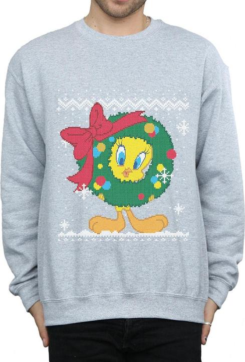 Immagine prodotto Looney Tunes Tweety Pie Christmas Fair Isle Felpa Uomo (S)
