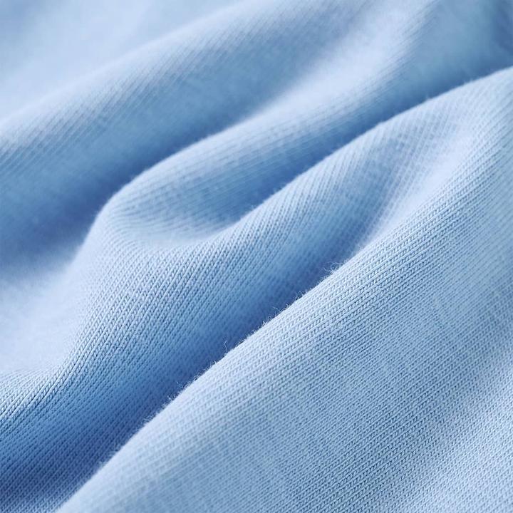 Actual product image VidaXL Children's long-sleeved shirt light blue 104,Material: 95 % cotton. 5 (104)
