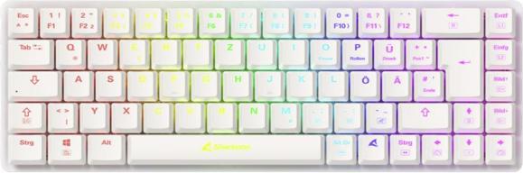 Immagine prodotto Sharkoon PureWriter W65 Bianco Kailh Rosso IT (DE, Senza fili)