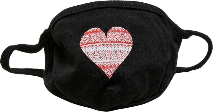 Actual product image Urban Classics Christmas Heart Face Mask