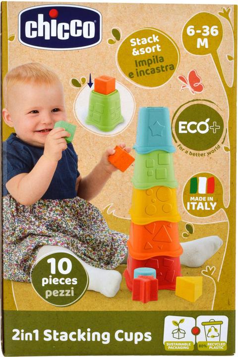 Productafbeelding Chicco 2 in 1 stapelbeker - Eco+