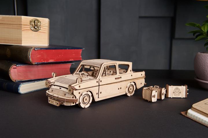 Actual product image Ugears Flying Ford Anglia