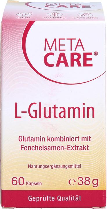 Produktbild Meta Care L-Glutamin Kapsel 500 mg (60 Stück, Kapseln, 60 g)