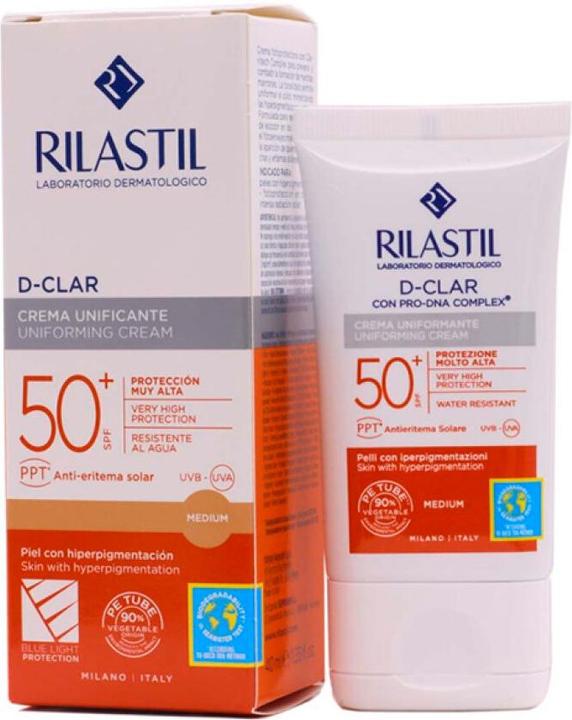 Immagine prodotto Rilastil SUN SYSTEM SPF50+ d-clar #medium 40 ml (Crema solare, SPF 50+, 40 ml)