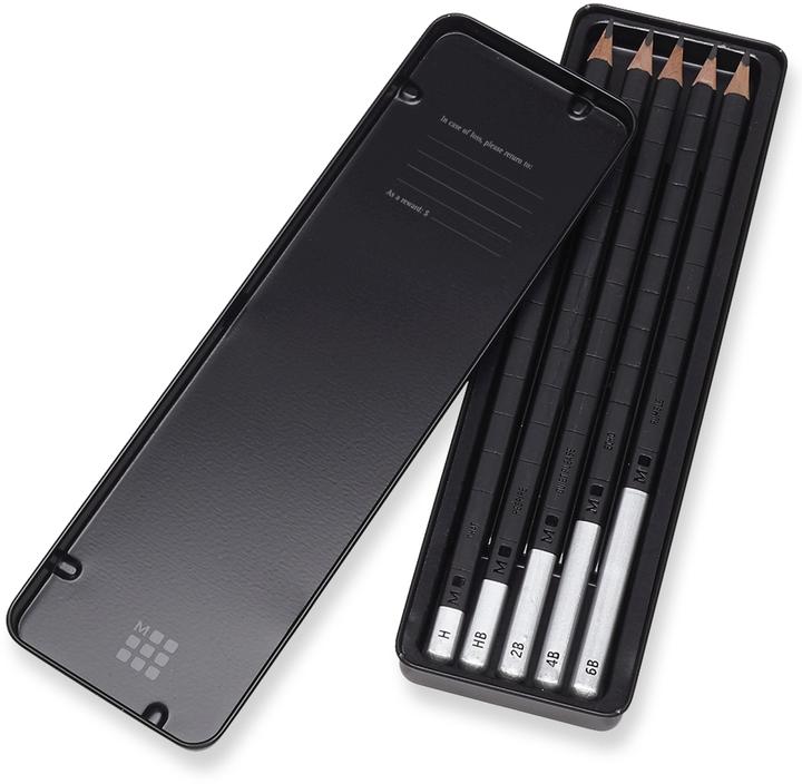 Actual product image Moleskine Drawing pencil set (3 mm, 6B, 2B, 4B, H, HB, 5 x)