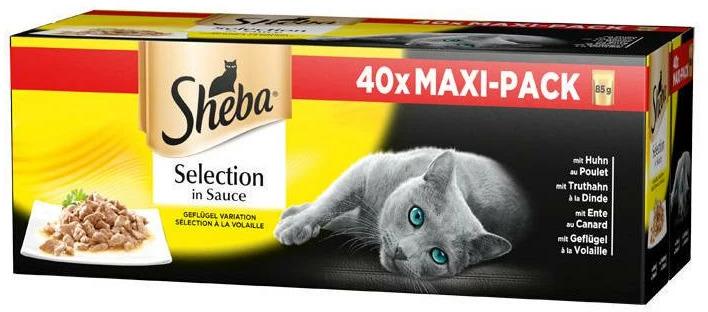 Sheba Selection in sauce (Adult, 40 pcs., 3400 g)