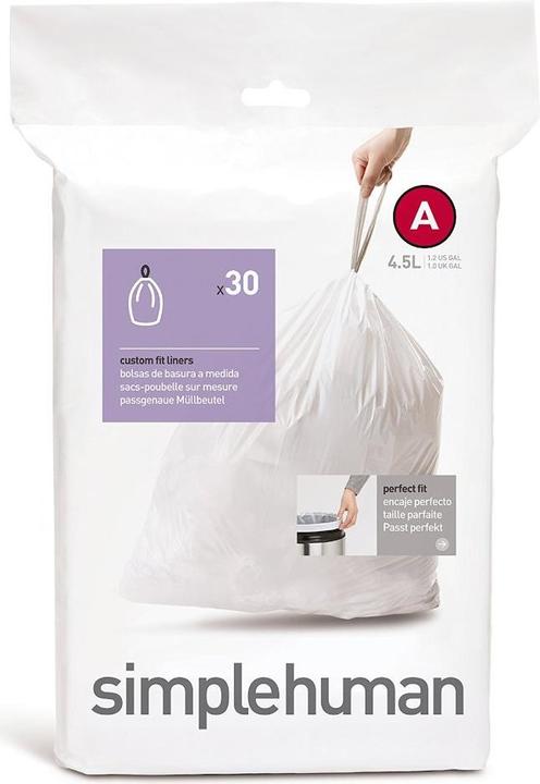 Actual product image Simplehuman Garbage bag (30 x, 4.50 l)