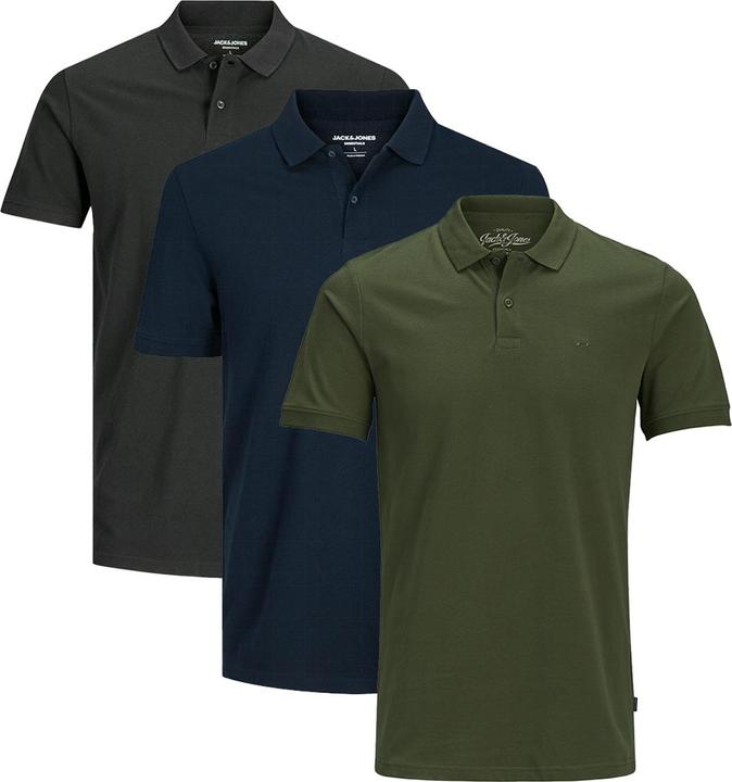 Immagine prodotto Jack & Jones 3er Pack Basic Poloshirt (L)