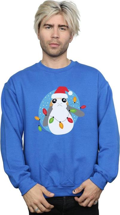 Produktbild Star Wars The Last Jedi Porg Christmas Lights Sweatshirt (XXL)