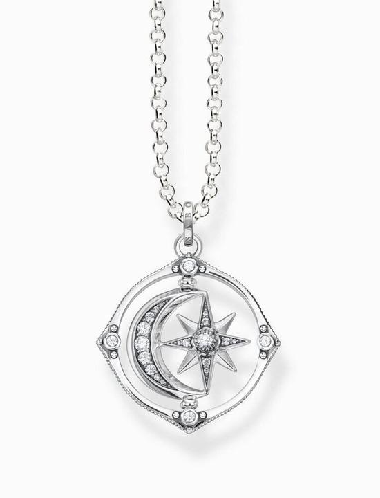 Produktbild Thomas Sabo Kette Stern & Mond silber (925er Silber, 45 - 50 cm)