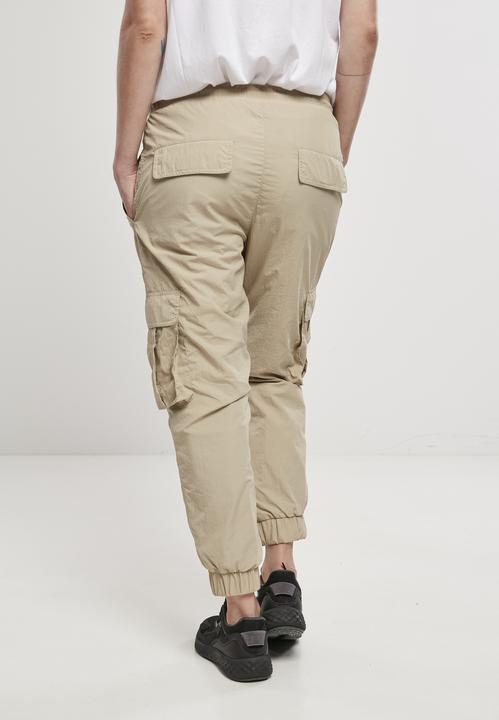 Produktbild Urban Classics Ladies High Waist Crinkle Nylon Cargo Pants (XXL)