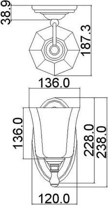 Produktbild Elstead Lighting Shelly LED Wandleuchte G9 Poliertes Chrom IP44 (320 lm, G9)