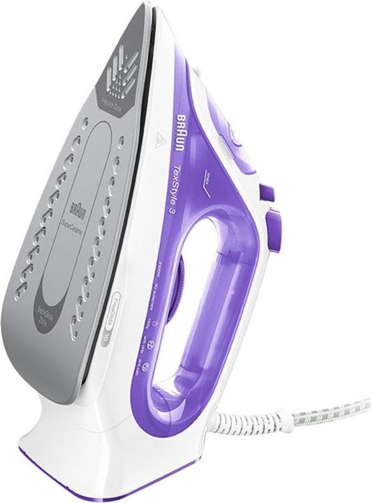 Image du produit Braun TexStyle 3 Fer à repasser à sec & vapeur Violet (2350 W, 160 g/min)