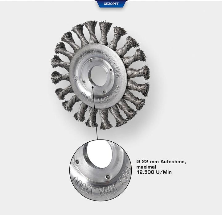 Image du produit Brilliant Tools Brosse circulaire, Ø 115 mm