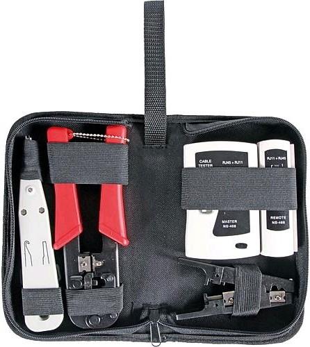 Produktbild EGB Werkzeugset Netzwerktechnik 4tlg. mit Tasche (Werkzeug)