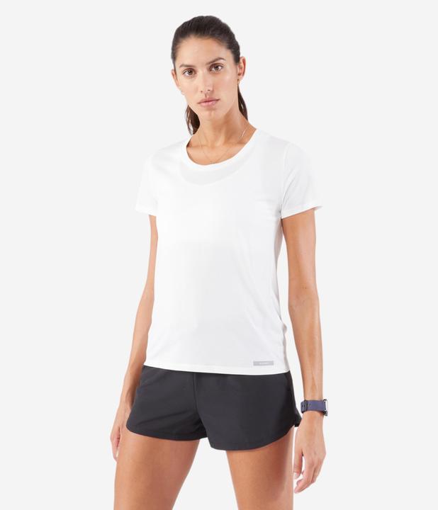Produktbild Kalenji Laufshirt kurzarm Damen atmungsaktiv - Run 100 weiss (5XL)