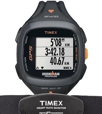Actual product image Timex IRONMAN Run Trainer 20 GPS incl. HRM black orange (45.50 mm)