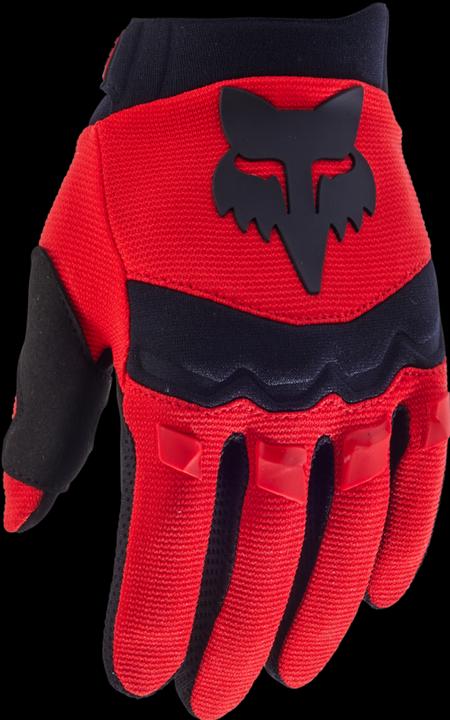 Fox Gloves 24 Yth Dirtpaw Flo Red Yl (L)
