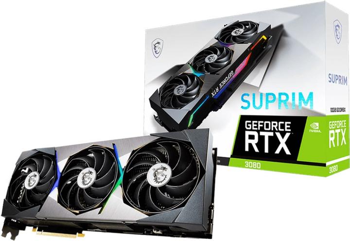 Produktbild MSI GeForce RTX 3080 SUPRIM X LHR (10 GB)
