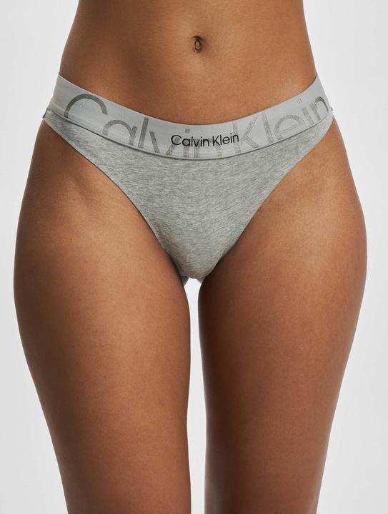 Produktbild Calvin Klein Damen Thong Tangahöschen, Grey Heather, S (S)
