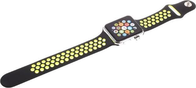 Produktbild MU Classic Silikon Armband gelocht (44 mm, 45 mm, 42 mm, Silikon, Apple Watch Series 2, Apple Watch Series 1, Apple Watch Series 3, Apple Watch Series 9, Apple Watch SE, Apple Watch Series 4, Apple Watch Series 5, Apple Watch Series 6, Apple Watch Series 7, Apple Watch Series 8)