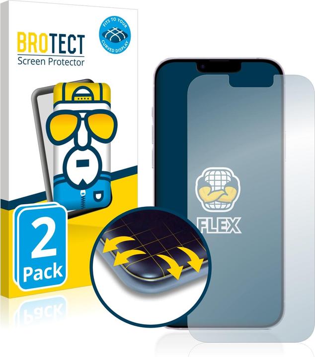 Actual product image BROTECT Full-Cover Protector (2 Piece, Apple iPhone 14 Plus)