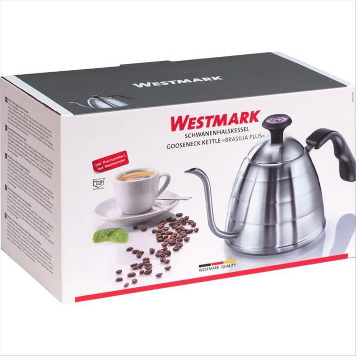 Actual product image Westmark Gooseneck kettle with thermometer Brasilia Plus, 800ml,sb (0.80 l)