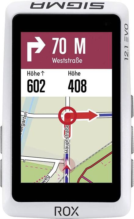 Image du produit Sigma Sport ROX 12.1 Evo GPS Fietscomputer - White - long Butler GPS out-front houder