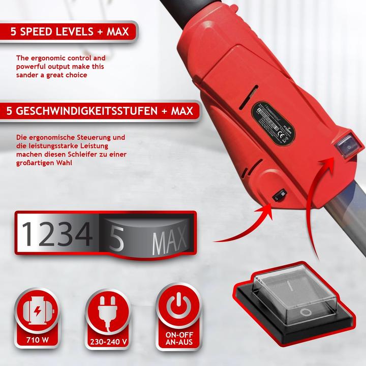Image du produit Timbertech Ponceuse pour cloisons sèches 710W (710 W)