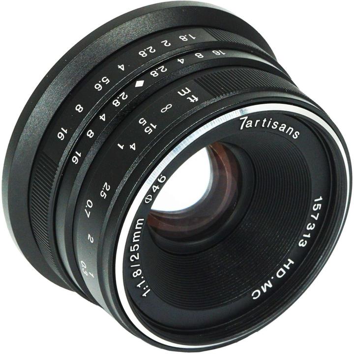 7artisans 25mm F1.8 EF-M (Canon EF-M, APS-C / DX)